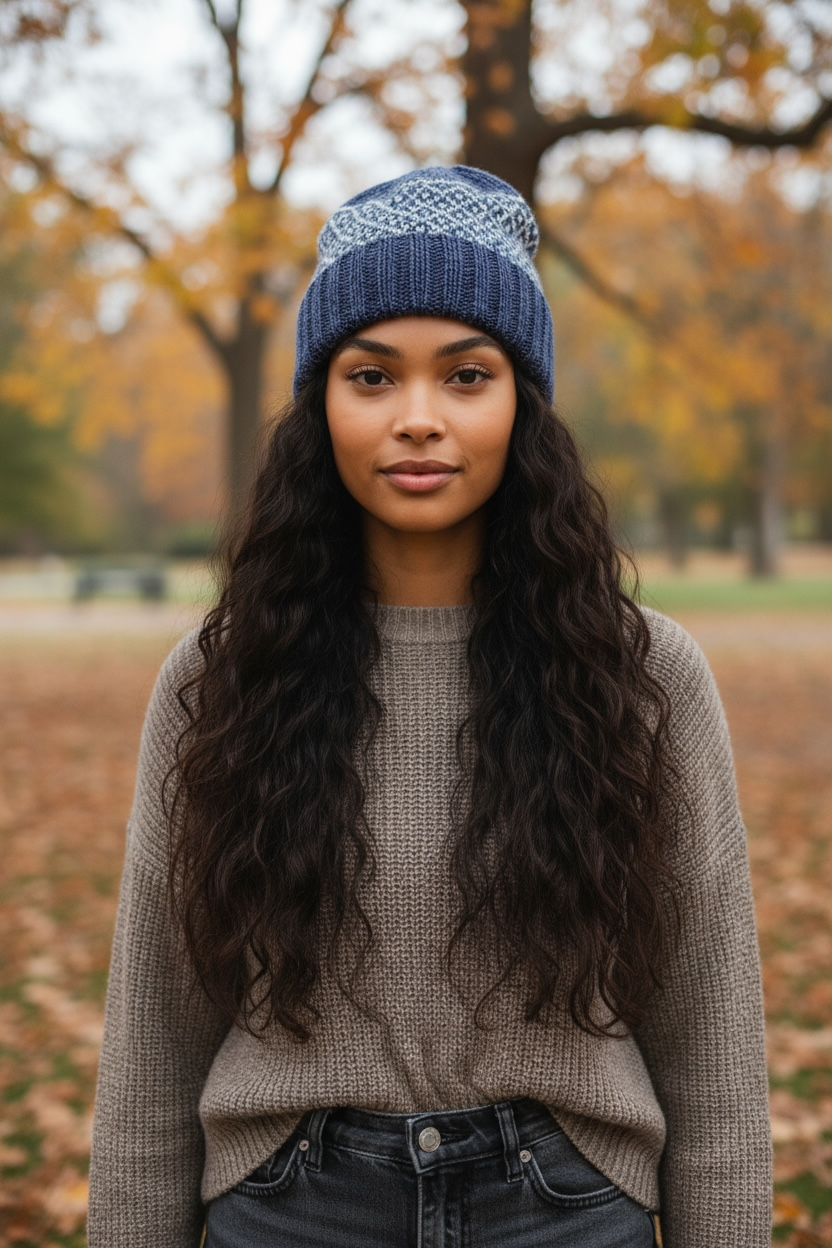 My Heart Beanie - Knitting Pattern PDF