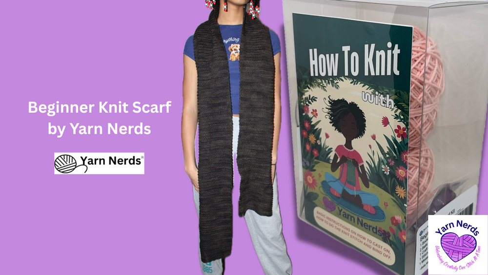 Learn To Knit: Beginner Knit Scarf