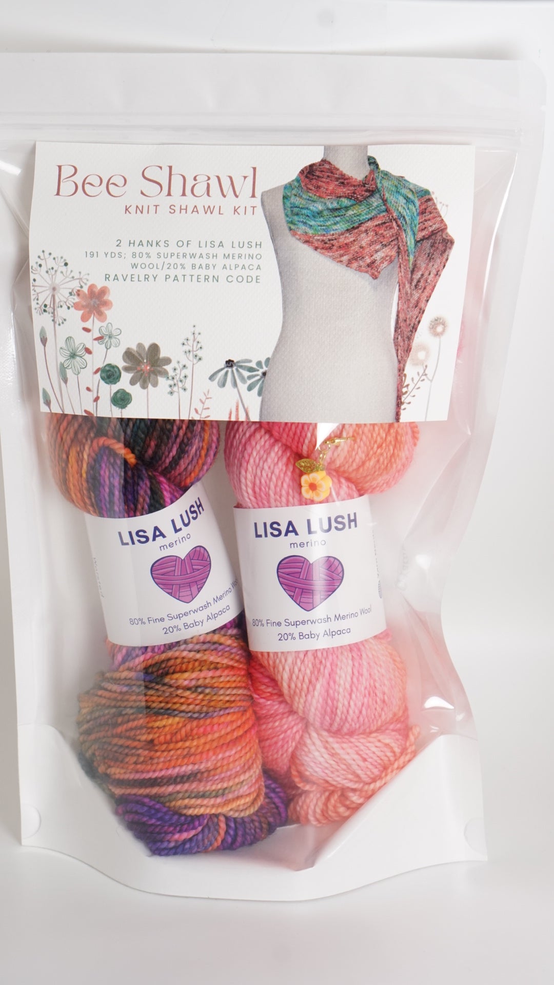 Bee Shawl Knit Kit