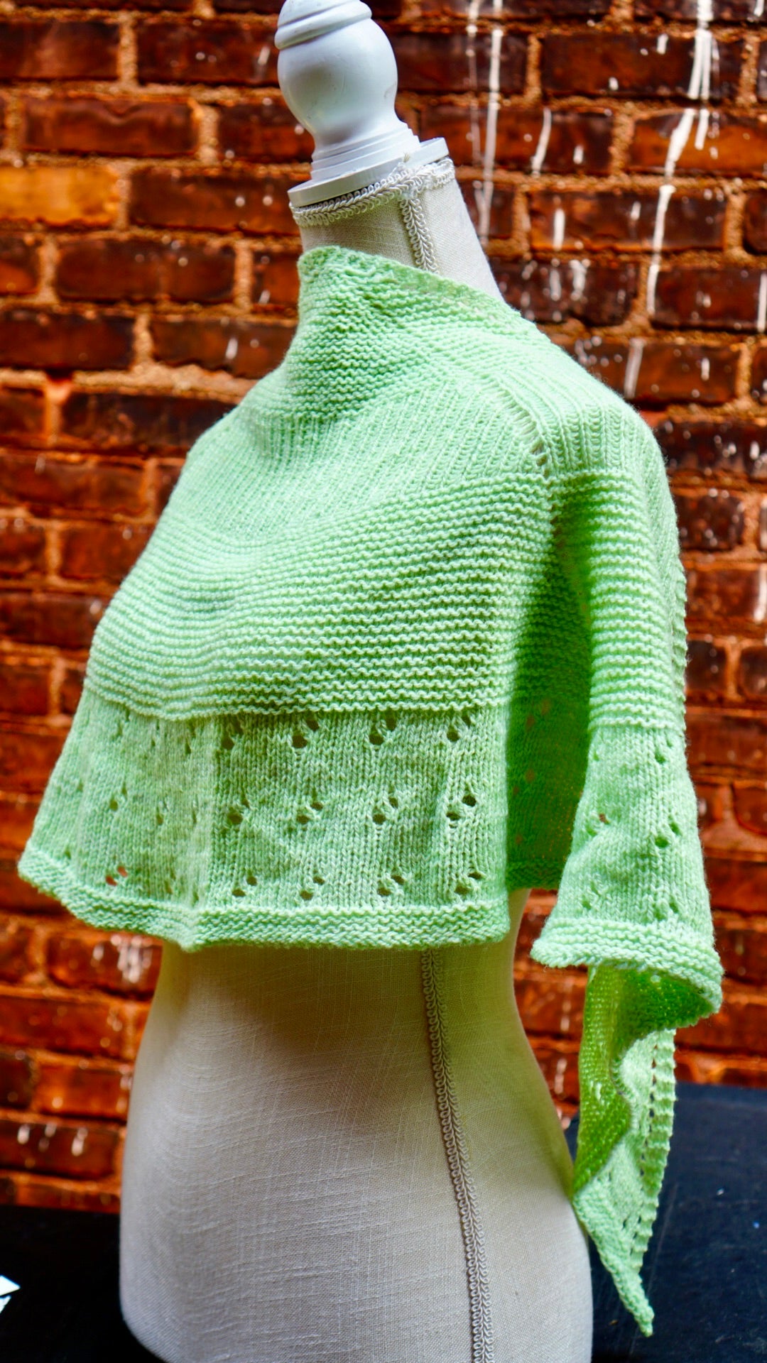 1 Color Game Day Shawl Knit Pattern