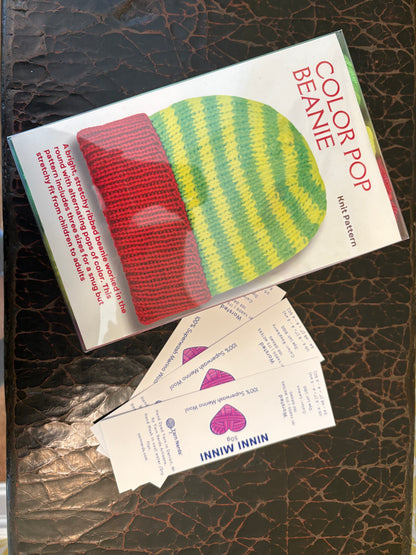 Color Pop Beanie Knit Kit