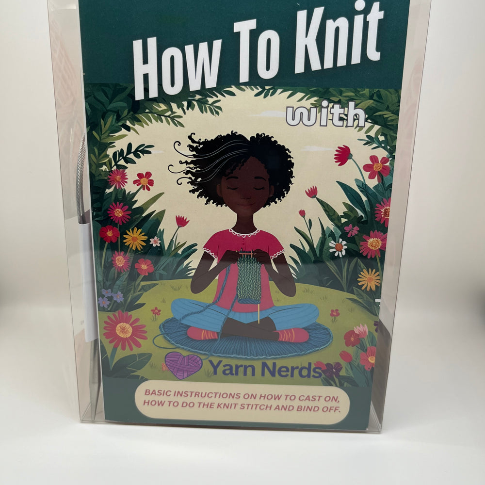 Learn To Knit: Beginner Knit Scarf