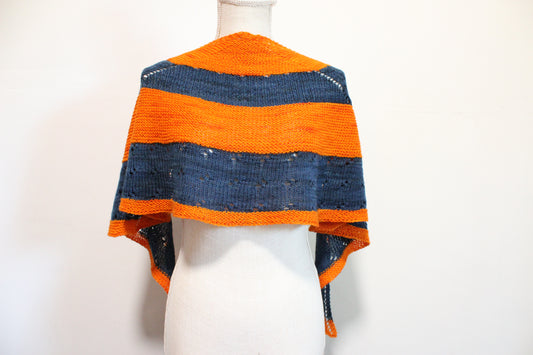 Game Day Shawl Knit Pattern