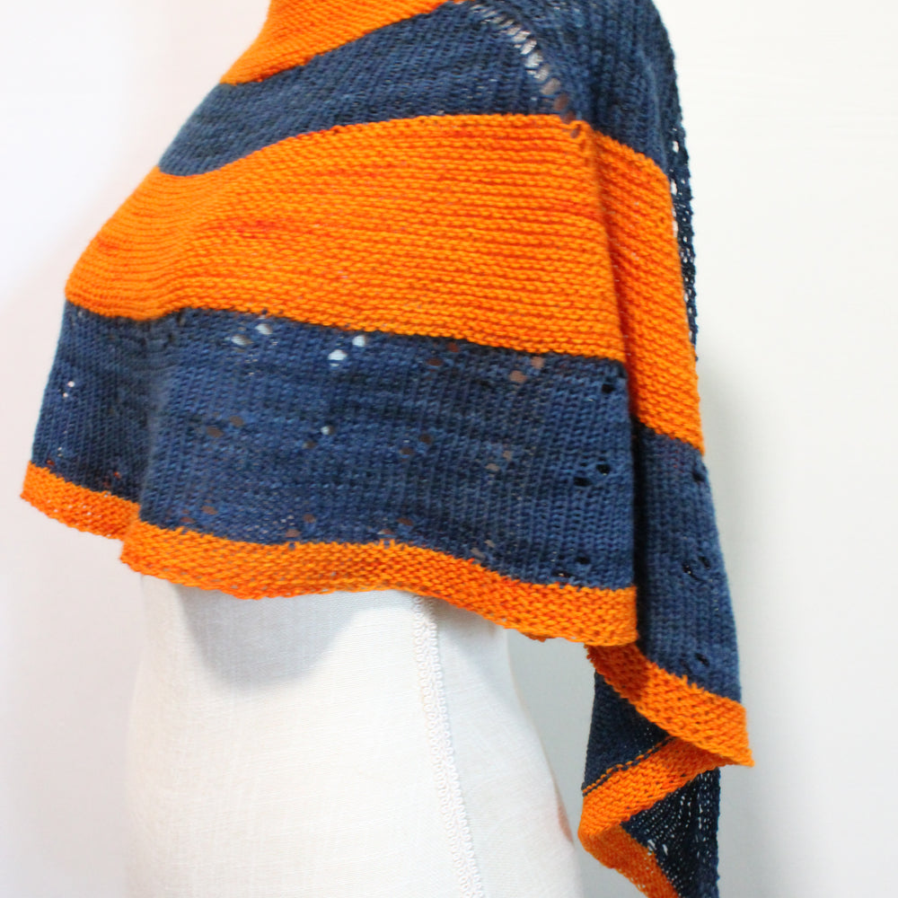 Game Day Shawl Knit Pattern