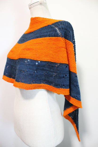 Game Day Shawl Knit Pattern