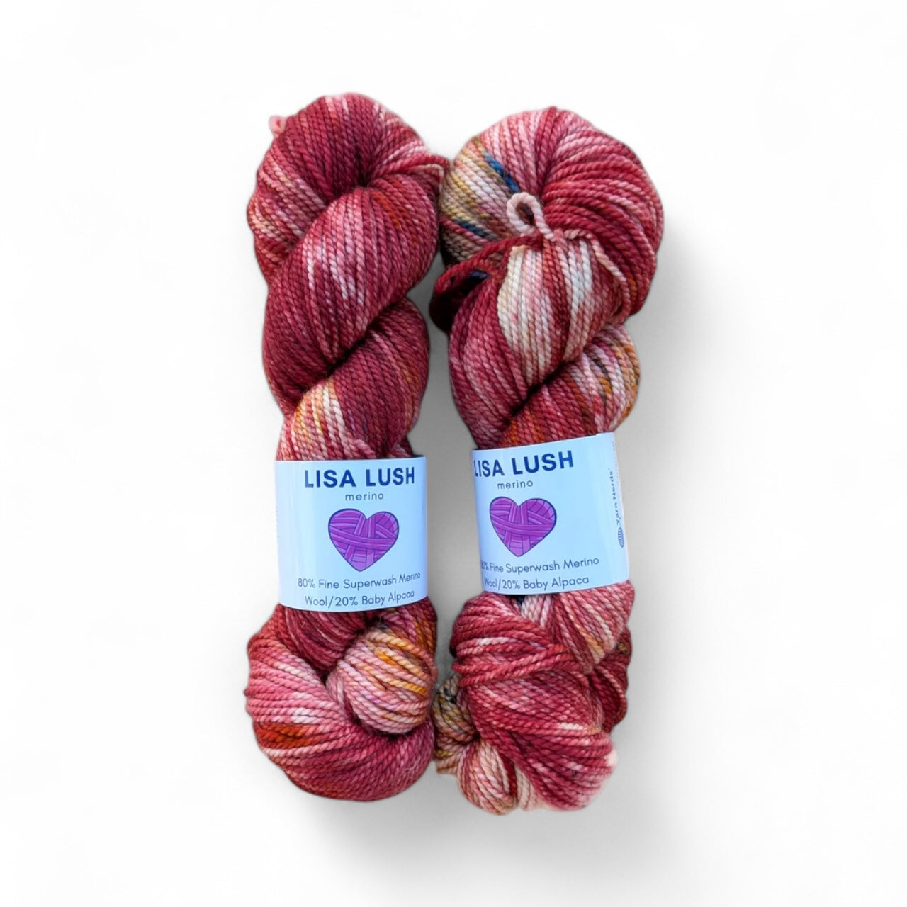 Lisa Lush – Hand-Dyed Worsted Weight Merino/Alpaca Yarn | Yarn Nerds