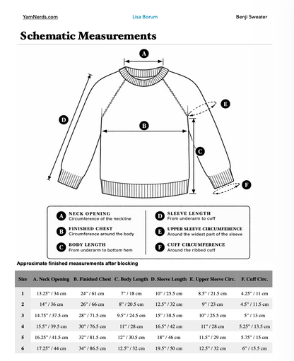 Benji Sweater Knit Pattern